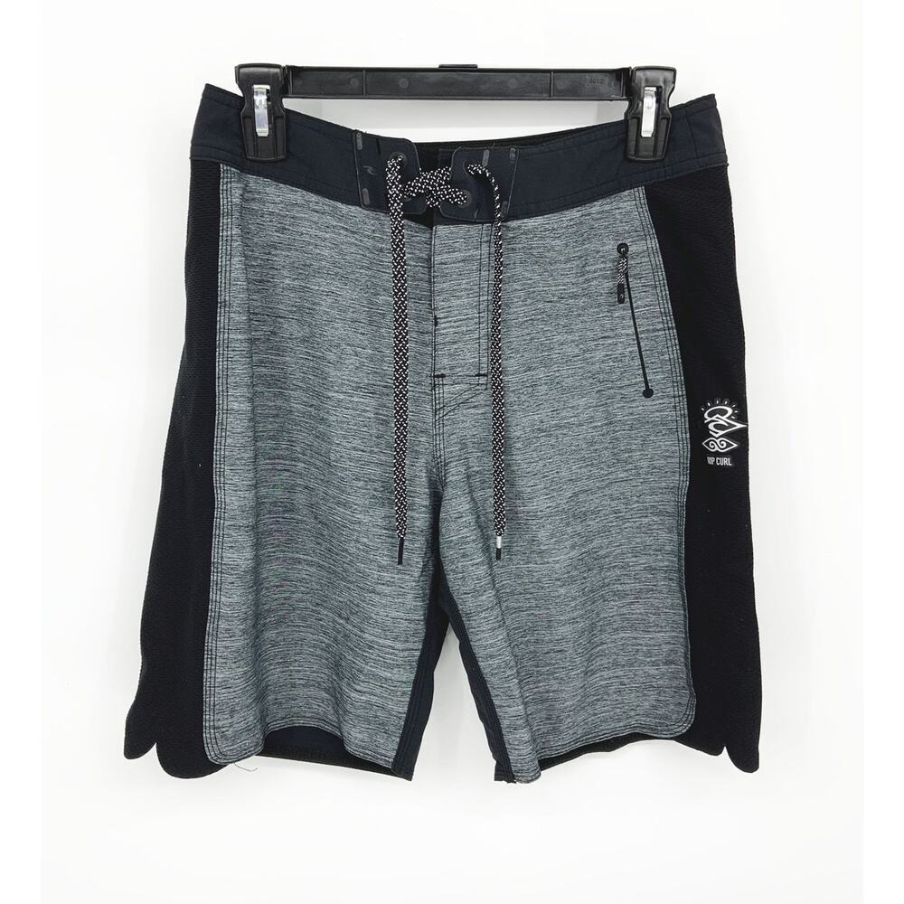 Rip Curl Black Gray Mirage Boardshort Ultimate Boardshort Size 28 Shorts